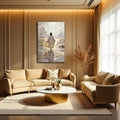 Jesus Christ Walking On Water Faith Wall Art IV by Tailored Canvases