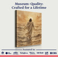 Jesus Christ Walking On Water Faith Wall Art VI by Tailored Canvases