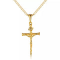 Jesus Crucifix Cross Gold Plated Pendant Necklace by DailySale