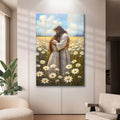 Jesus Hugging Woman Faith Wall Art II by Tailored Canvases