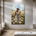 Jesus Hugging Woman Faith Wall Art II by Tailored Canvases