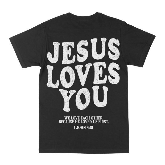 Jesus Loves You Graphic Tee by Obsessed with graphic tees