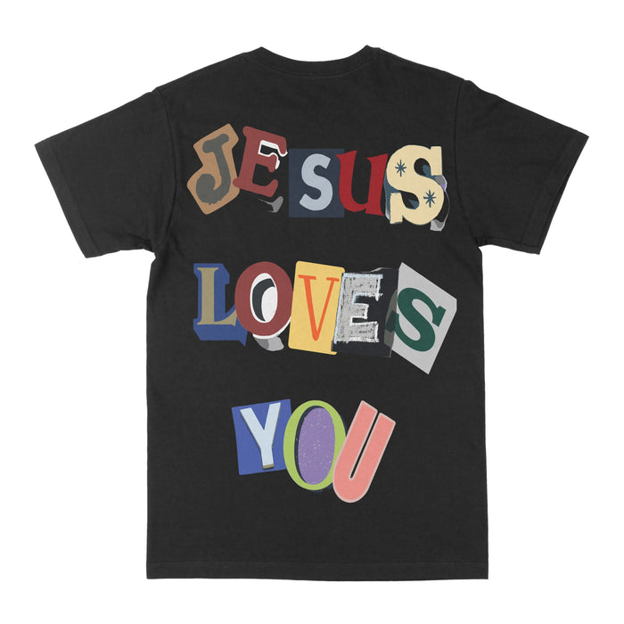 Jesus Loves You Scrapbook Graphic Tee by Obsessed with graphic tees