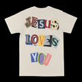 Jesus Loves You Scrapbook Graphic Tee by Obsessed with graphic tees