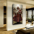Jesus Protects The Lamb From Wolves Faith Wall Art VI by Tailored Canvases