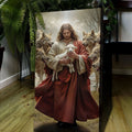 Jesus Protects The Lamb From Wolves Faith Wall Art VI by Tailored Canvases