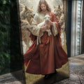 Jesus Protects The Lamb From Wolves Faith Wall Art VI by Tailored Canvases