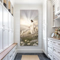 Jesus Protects The Lamb From Wolves Faith Wall Art XII by Tailored Canvases