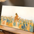 Jesus Speaking To Crowd Faith Wall Art by Tailored Canvases