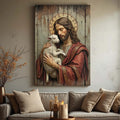 Jesus The Good Shepherd Wall Art by Tailored Canvases