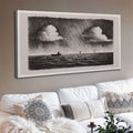Jesus Walking On Water Faith Wall Art III by Tailored Canvases
