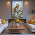 Jesus With Children Faith Wall Art by Tailored Canvases