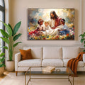 Jesus With Children Faith Wall Art VI by Tailored Canvases