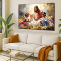 Jesus With Children Faith Wall Art VI by Tailored Canvases