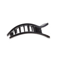 Jet Black Medium Flat Rectangle Hair Clip by TELETIES