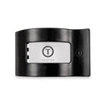 Jet Black Medium Flat Rectangle Hair Clip by TELETIES
