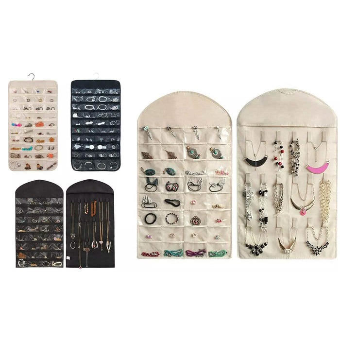 Jewelry Earrings Brooch Closet Hanging Storage Organizer Bag by DailySale