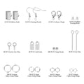 Jewelry Making Supplies Finding Kit Pliers Ribbon Ends Eye Pins Earring Hooks for DIY Craft by DailySale