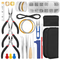 Jewelry Making Supplies Finding Kit Pliers Ribbon Ends Eye Pins Earring Hooks for DIY Craft by DailySale