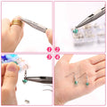 Jewelry Making Supplies Finding Kit Pliers Ribbon Ends Eye Pins Earring Hooks for DIY Craft by DailySale