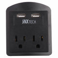 JinxTech 2-Outlet Wall Tap with Dual USB by DailySale