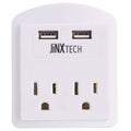 JinxTech 2-Outlet Wall Tap with Dual USB by DailySale