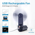 JISULIFE 3-in-1 Portable Small Pocket Fan with Power Bank by DailySale