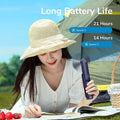 JISULIFE 3-in-1 Portable Small Pocket Fan with Power Bank by DailySale