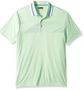 PGA Tour Mens Athletic-Fit Performance Stretch Moisture-Wicking Printed Polo, MD by Vanessa Jane