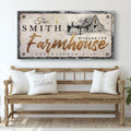 Rustic Horse Farmhouse Sign III by Tailored Canvases