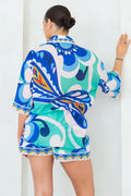 Joanna Short Set - Blue by Fasheabe