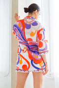 Joanna Short Set - Orange by Fasheabe
