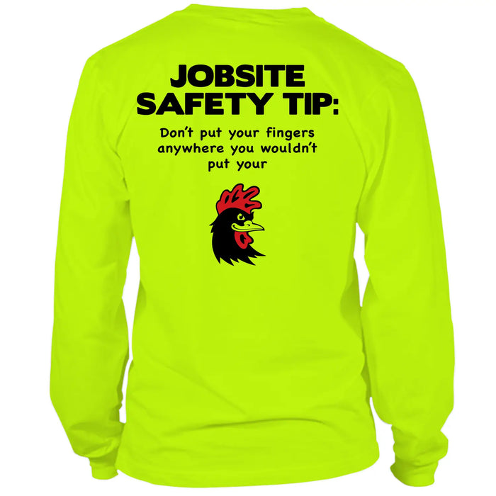 Jobsite - Long Sleeve Hi-Vis T-Shirt by Armed American Supply
