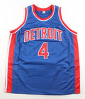 Joe Dumars Signed Detroit Pistons Jersey Career Highlights JSA COA XL by Price Is Right Miami