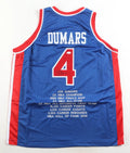 Joe Dumars Signed Detroit Pistons Jersey Career Highlights JSA COA XL by Price Is Right Miami