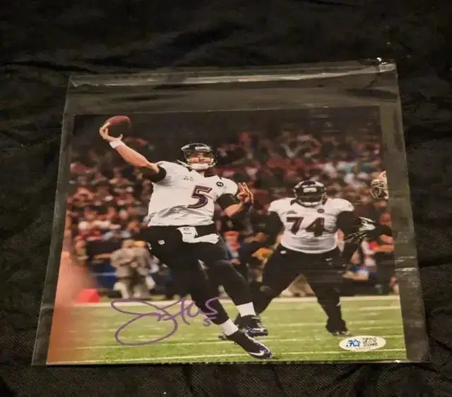 Joe Flacco Autographed 8x10 Photo (COA) by Price Is Right Miami