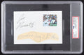 Joe Namath & Johnny Unitas Signed (2) Cut Collage (PSA) by Price Is Right Miami