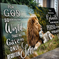 John 3:16: For God So Loved The World Faith Sign by Tailored Canvases