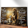 John 3:16: For God So Loved The World Faith Sign II by Tailored Canvases
