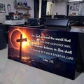 John 3:16: For God So Loved The World Faith Sign III by Tailored Canvases
