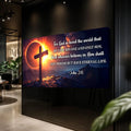 John 3:16: For God So Loved The World Faith Sign III by Tailored Canvases