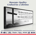 John 3:16: For God So Loved The World Faith Sign V by Tailored Canvases