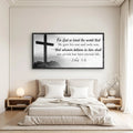 John 3:16: For God So Loved The World Faith Sign V by Tailored Canvases