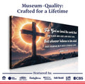 John 3:16: For God So Loved The World Faith Sign VII by Tailored Canvases
