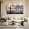 John 3:16: For God So Loved The World Faith Sign VII by Tailored Canvases