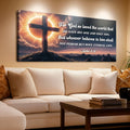 John 3:16: For God So Loved The World Faith Sign VII by Tailored Canvases