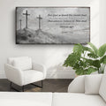 John 3:16: For God So Loved The World Faith Sign VIII by Tailored Canvases
