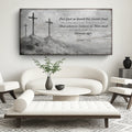 John 3:16: For God So Loved The World Faith Sign VIII by Tailored Canvases