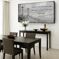 John 3:16: For God So Loved The World Faith Sign VIII by Tailored Canvases
