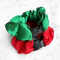 Jolly Duo - 2-Pack Christmas Holiday Buckle Scrunchies - No Snagging, No Tangles by Buckle Scrunchies by RE.STATEMENT